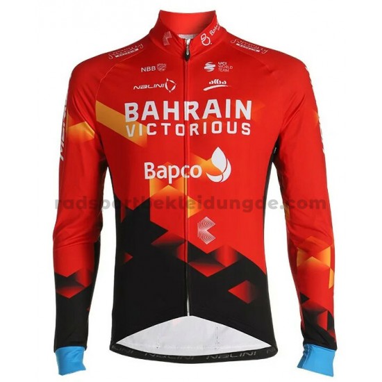 2021 Team Bahrain Victorious Radtrikot (langarm) M001