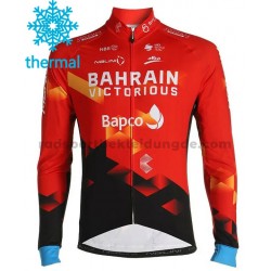 2021 Team Bahrain Victorious Radtrikot (Winter Thermal Fleece) M001