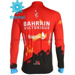 2021 Team Bahrain Victorious Radtrikot (Winter Thermal Fleece) M001
