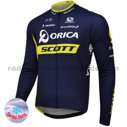 2017 Orica-Scott Radtrikot (Winter Thermal Fleece) M001
