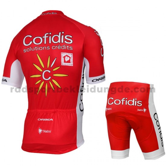 Fahrradtrikot + Radhose 2017 Cofidis Pro Team Kinder M001
