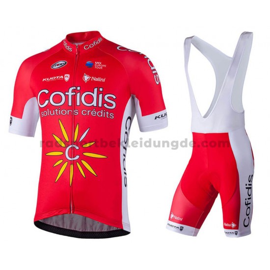 Fahrradtrikot +Trägershort 2018 Cofidis Pro Team M001