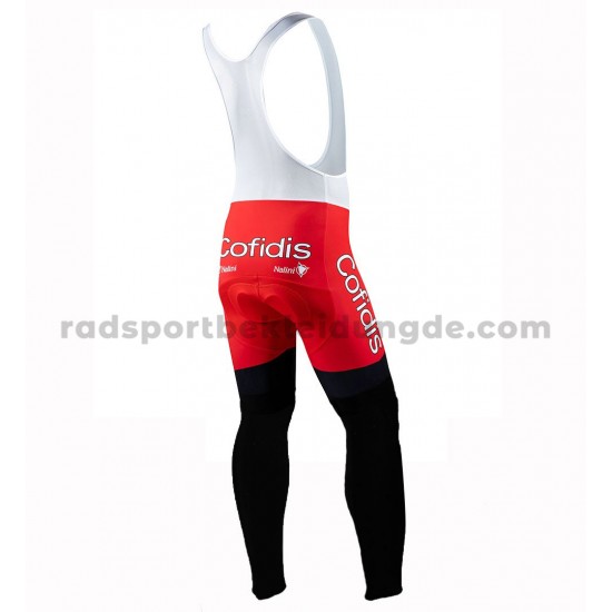 Radtrikot Langarm + Trägerhose Lange 2020 Cofidis Pro Team M001