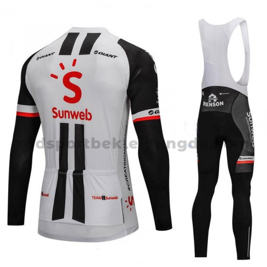 Radtrikot Langarm + Trägerhose Lange 2018 Team Sunweb M001