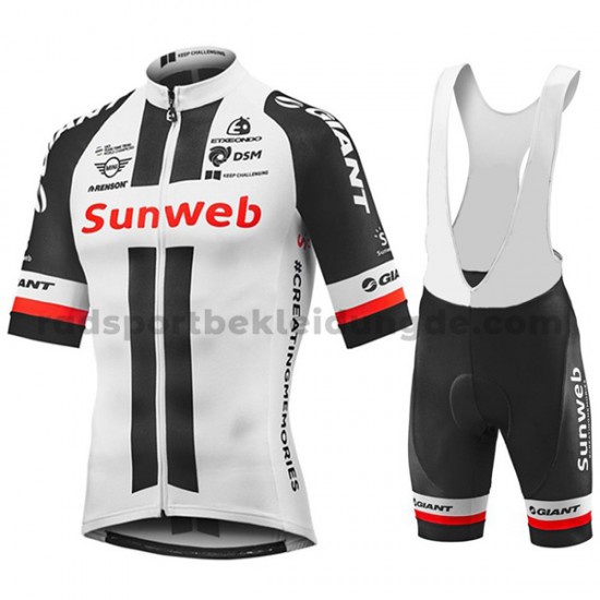 Fahrradtrikot +Trägershort 2018 Team Sunweb M001