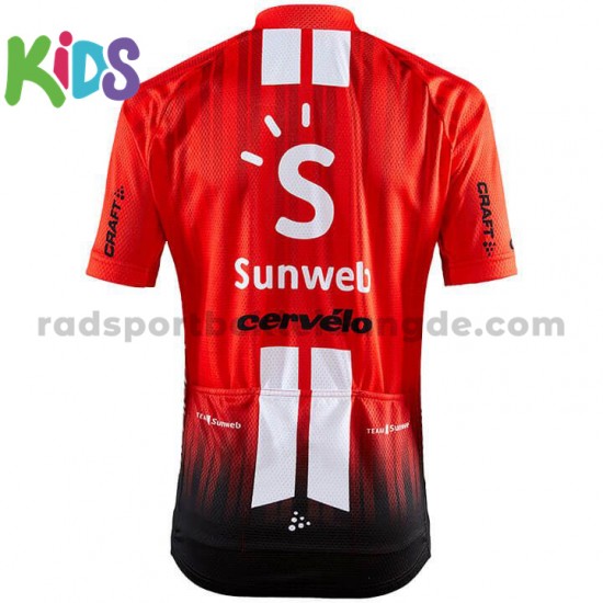 Fahrradtrikot + Radhose 2019 Team Sunweb Kinder M001