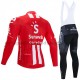 Radtrikot Langarm + Trägerhose Lange 2020 Team Sunweb M001