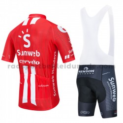 Fahrradtrikot +Trägershort 2020 Team Sunweb M001