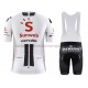 Fahrradtrikot +Trägershort 2020 Team Sunweb M002