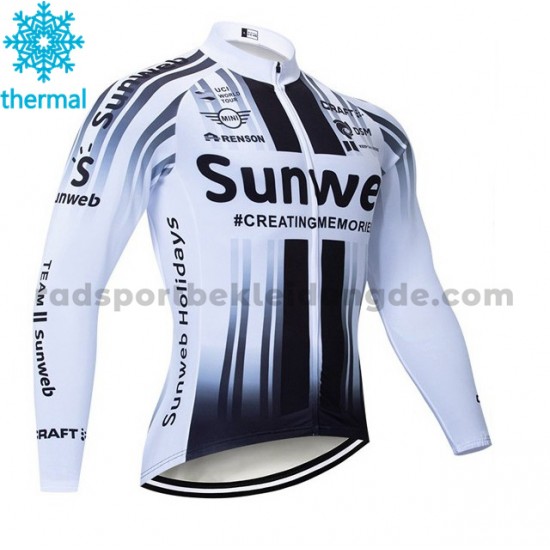 2020 Team Sunweb Radtrikot (Winter Thermal Fleece) M002