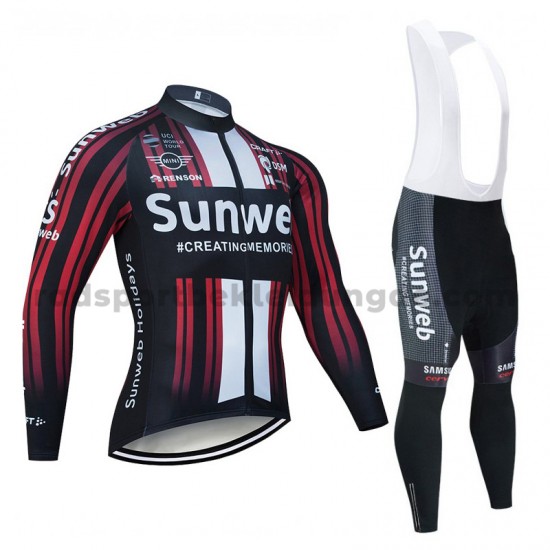 Radtrikot Langarm + Trägerhose Lange 2020 Team Sunweb M003