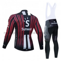Radtrikot Langarm + Trägerhose Lange 2020 Team Sunweb M003