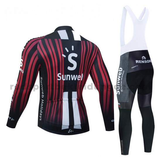 Radtrikot Langarm + Trägerhose Lange 2020 Team Sunweb M003