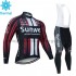 Radtrikot Langarm + Trägerhose Lange 2020 Team Sunweb Winter Thermal Fleece M003