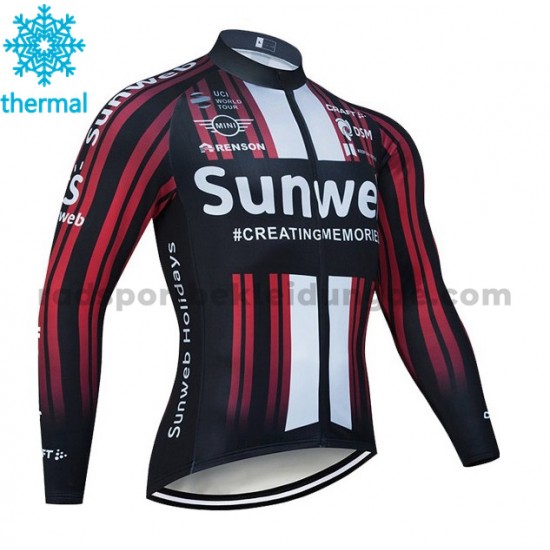2020 Team Sunweb Radtrikot (Winter Thermal Fleece) M003