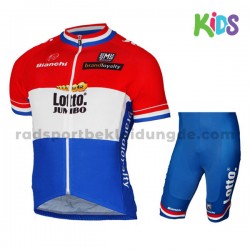 Fahrradtrikot + Radhose 2017 LottoNL-Jumbo Kinder M001