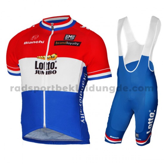 Fahrradtrikot +Trägershort 2017 LottoNL-Jumbo M001