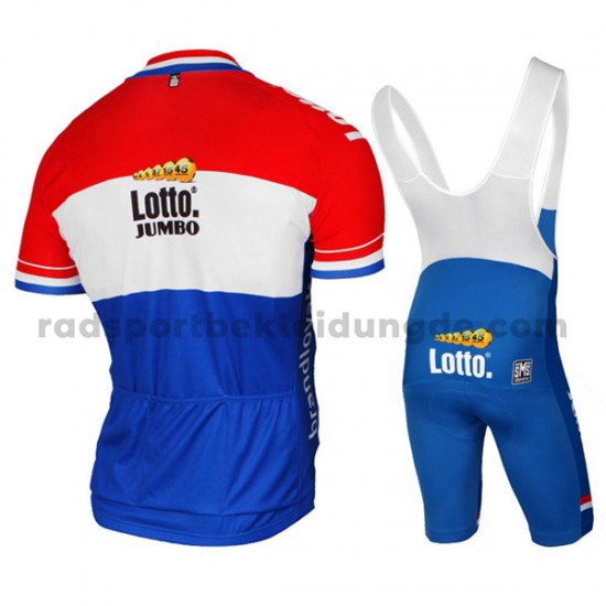 Fahrradtrikot +Trägershort 2017 LottoNL-Jumbo M001