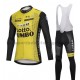 Radtrikot Langarm + Trägerhose Lange 2018 LottoNL-Jumbo M001