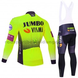 Radtrikot Langarm + Trägerhose Lange 2019 Team Jumbo–Visma M002