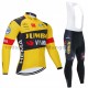 Radtrikot Langarm + Trägerhose Lange 2020 Team Jumbo–Visma M001