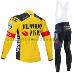 Radtrikot Langarm + Trägerhose Lange 2020 Team Jumbo–Visma M001