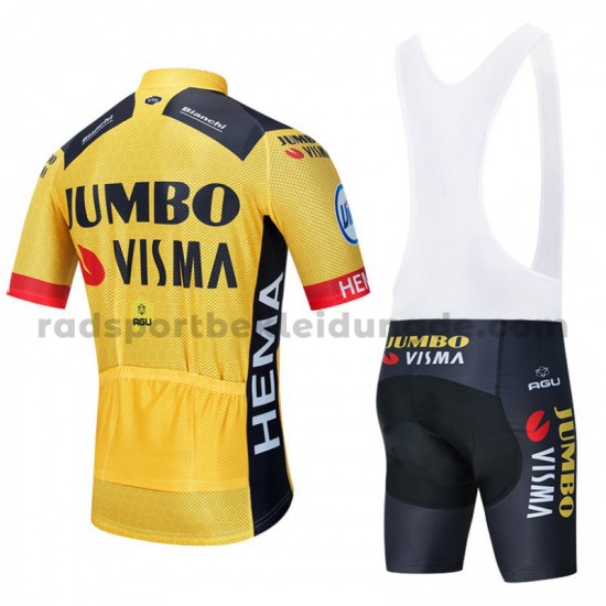 Fahrradtrikot +Trägershort 2020 Team Jumbo–Visma M001