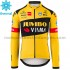 2020 Team Jumbo–Visma Radtrikot (Winter Thermal Fleece) M001
