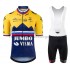 Fahrradtrikot +Trägershort 2021 Team Jumbo-Visma M002