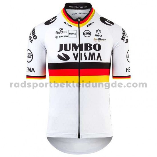 Fahrradtrikot +Trägershort 2021 Team Jumbo-Visma M003