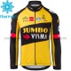 2021 Team Jumbo-Visma Radtrikot (Winter Thermal Fleece) M005