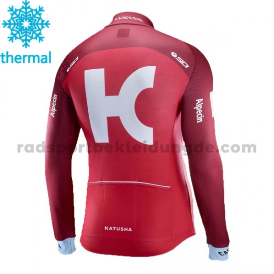 2017 Team Katusha-Alpecin Radtrikot (Winter Thermal Fleece) M001