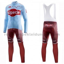 Radtrikot Langarm + Trägerhose Lange 2019 Team Katusha Alpecin M001