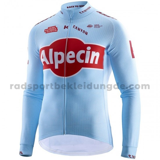 Radtrikot Langarm + Trägerhose Lange 2019 Team Katusha Alpecin M001