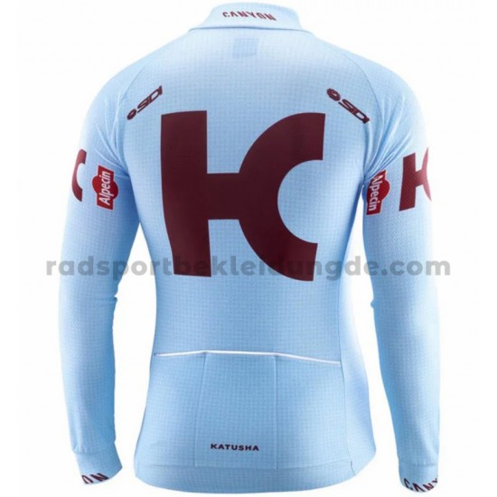 2019 Team Katusha Alpecin Radtrikot (langarm) M001