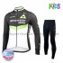 Radtrikot Langarm + Radhose Lange 2017 Dimension Data Kinder Winter Thermal Fleece M001