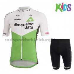 Fahrradtrikot + Radhose 2018 Dimension Data Kinder M001