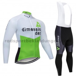 Radtrikot Langarm + Trägerhose Lange 2019 Dimension Data M001