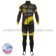 Radtrikot Langarm + Trägerhose Lange 2017 Direct Energie Winter Thermal Fleece M001