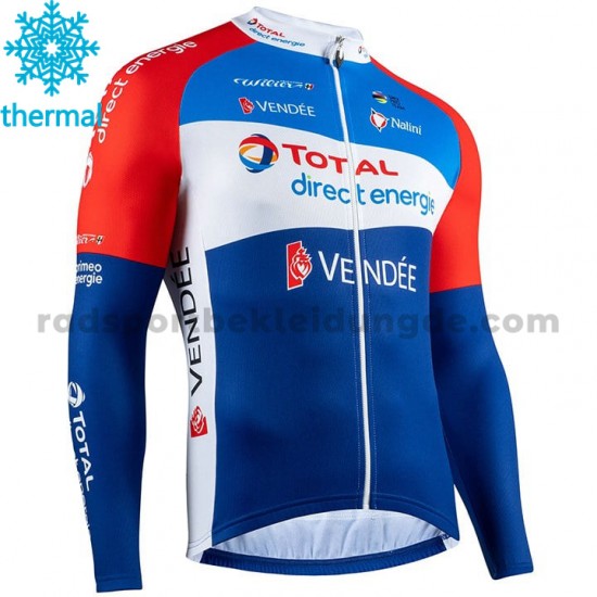 2020 Total Direct Energie Radtrikot (Winter Thermal Fleece) M001
