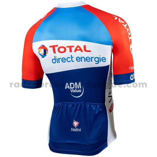Fahrradtrikot +Trägershort 2020 Total Direct Energie M001