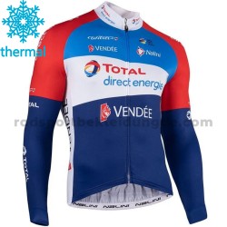 2021 Team TotalEnergies Radtrikot (Winter Thermal Fleece) M001