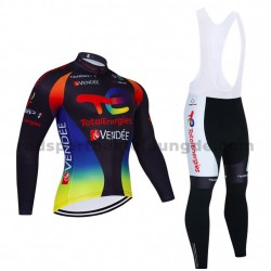 Radtrikot Langarm + Trägerhose Lange 2021 Team TotalEnergies M002