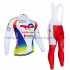 Radtrikot Langarm + Trägerhose Lange 2021 Team TotalEnergies M003