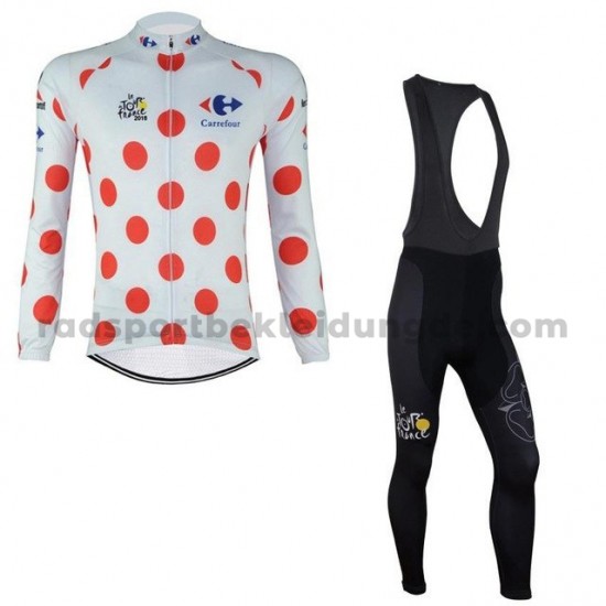 Radtrikot Langarm + Trägerhose Lange 2017 Tour De France M003