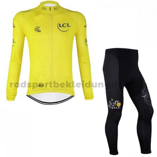 Radtrikot Langarm + Radhose Lange 2018 Tour De France M001