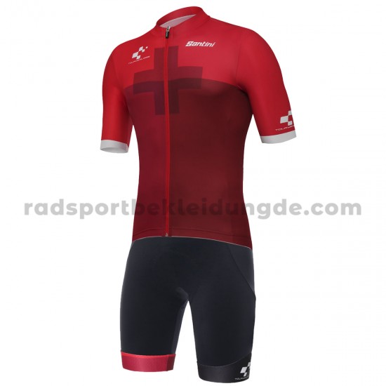 Fahrradtrikot +Trägershort 2018 Tour de Suisse M003