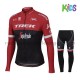 Radtrikot Langarm + Radhose Lange 2017 Trek-Segafredo Kinder M001