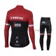 Radtrikot Langarm + Radhose Lange 2017 Trek-Segafredo Kinder M001