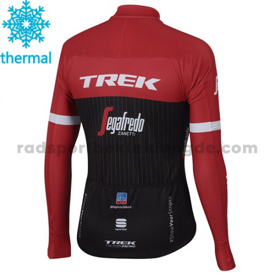 2017 Trek-Segafredo Radtrikot (Winter Thermal Fleece) M001